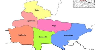 Mapa rupandehi nepál